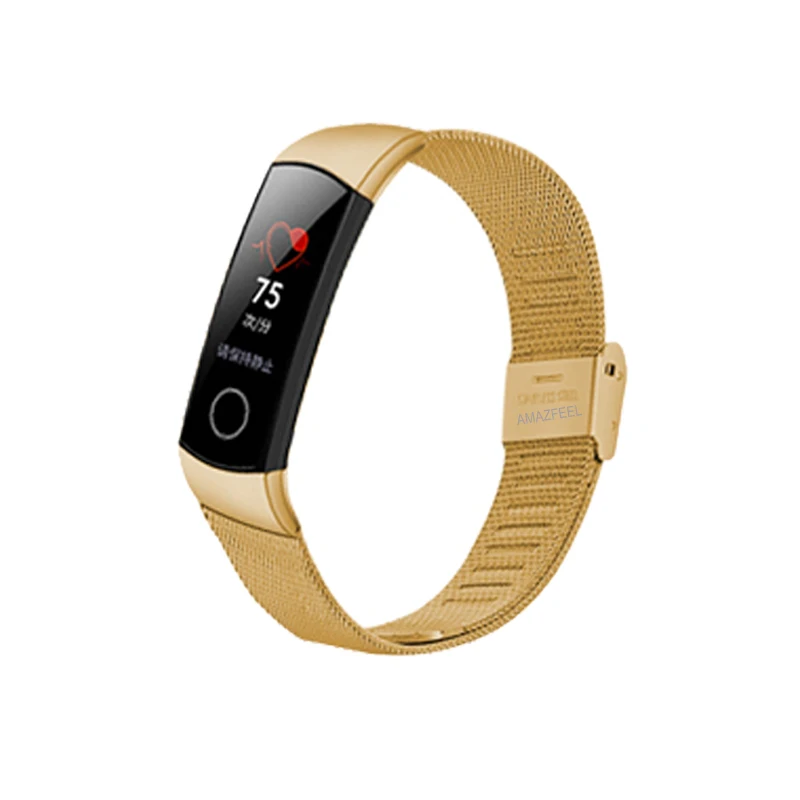 Браслет для Honor Band 4 ремешок, умный Браслет ремешок для huawei Band 4 ремень Миланский сетчатый металлический браслет из нержавеющей стали