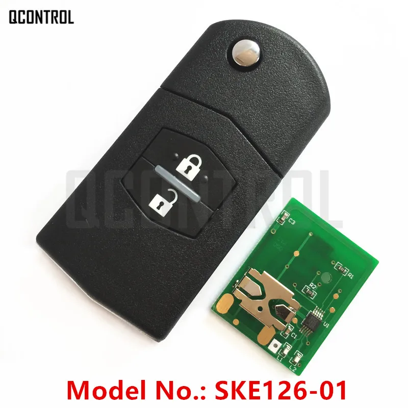 QCONTROL Автомобильный Дистанционный ключ подходящий для MAZDA 2 M2 Demio/3 M3 Axela/ 5 M5 Premacy/6 M6