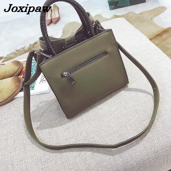 

Fashion Female Big bag 2018 New Women's Designer Handbag Bow Frosted Shoulder bag Simple High-quality Matte PU leather Tote bag