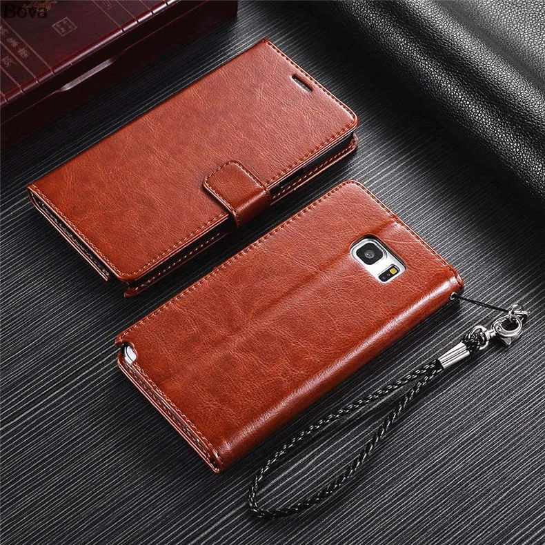Держатель для карт, чехол для samsung Galaxy Note 5, N9200, N920F, кожаный чехол, Pu защитный флип-чехол, ретро кобура, кошелек