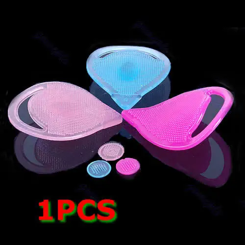 

10pcs/lot Blackhead Remover Facial Cleansing Pad Silicon Brush Non-electric Facial Cleansing Brush