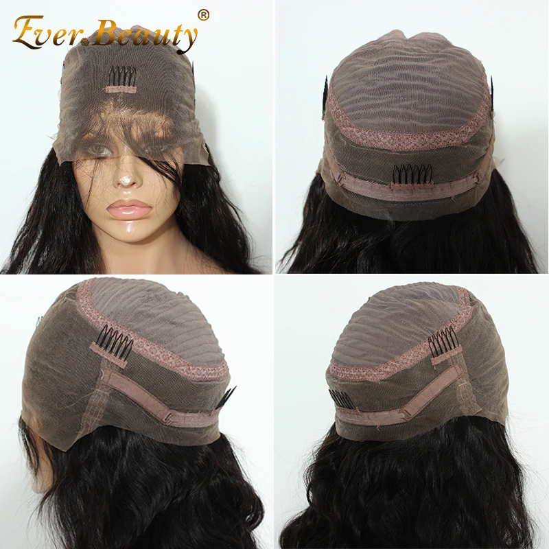8A 360 Lace Wigs Pre Plucked Brazilian Body Wave 180% Virgin Hair Front Full Human For Black Women | Шиньоны и парики