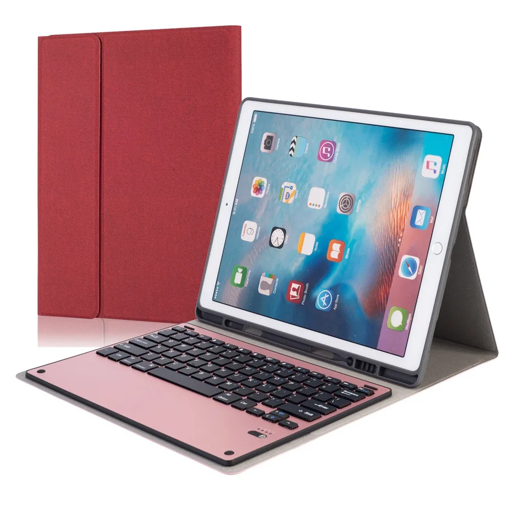 Клавиатура VOBERRY для Ipad беспроводная клавиатура Bluetooth 3 0 съемная Pro 12 9 дюймов чехол