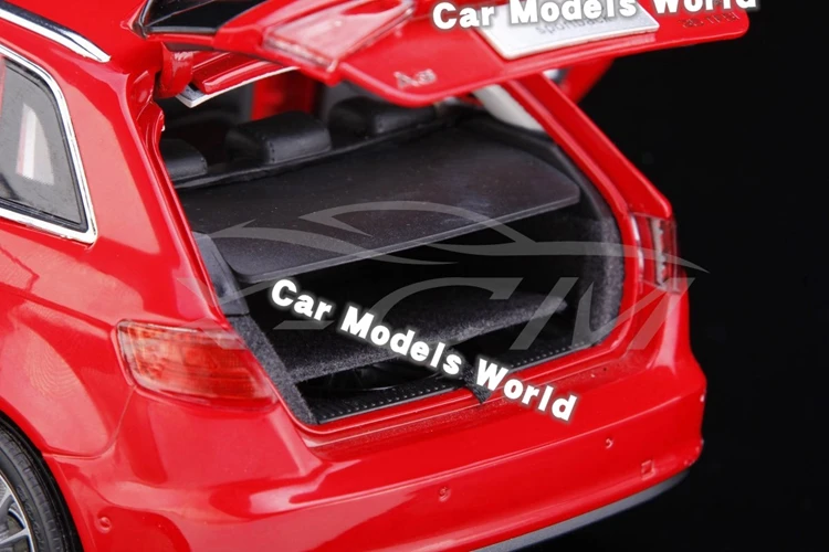 Литья под давлением модели автомобиля для A3 Sportback 1:18(красный)+ небольшой подарок