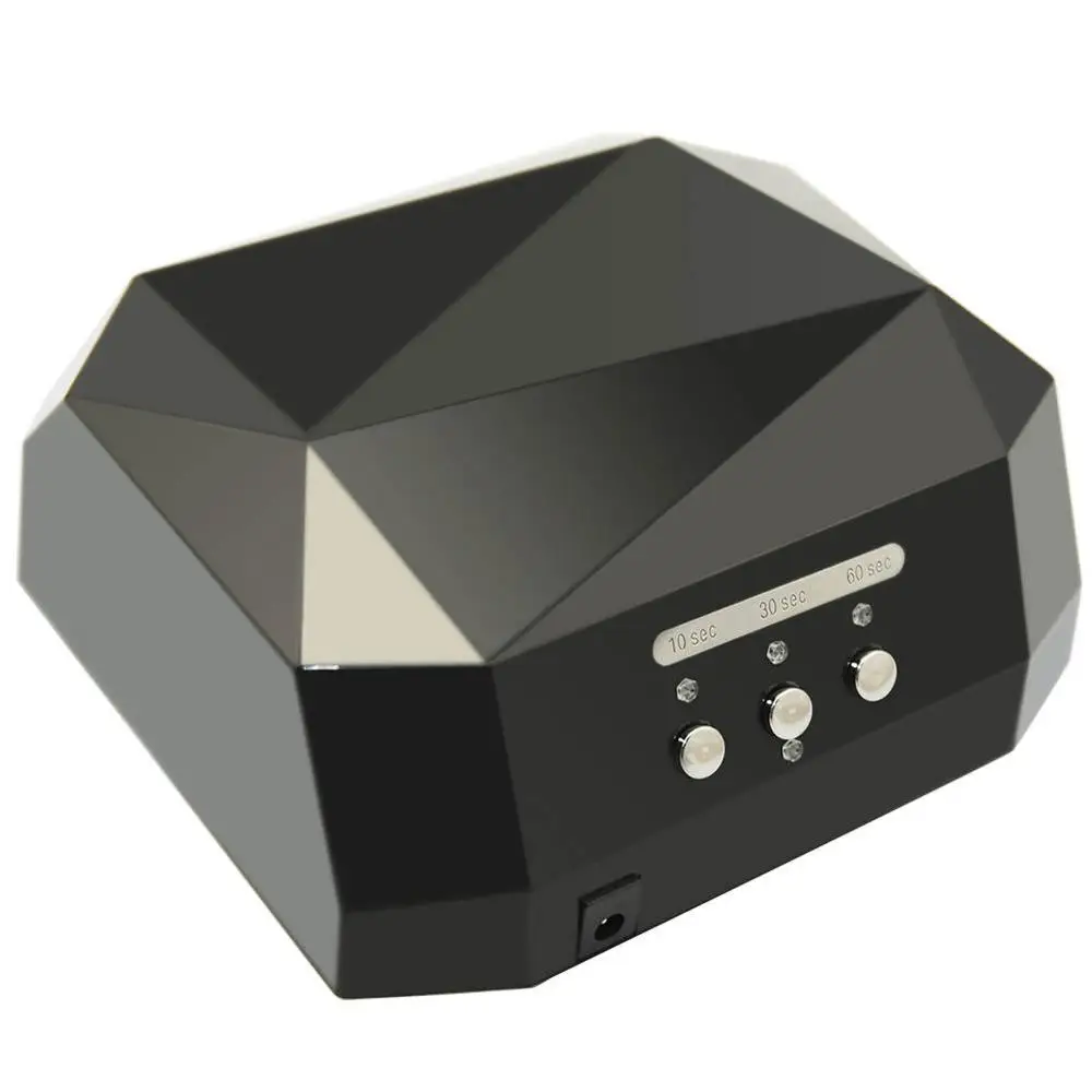450g Black 36 Вт двойной светильник, алмазная лампа для ногтей, УФ светодиодная лампа для гель-лака для ногтей, все для маникюра, лампа для сушки лака для ногтей, светодиодная сушилка - Цвет: 450g Black