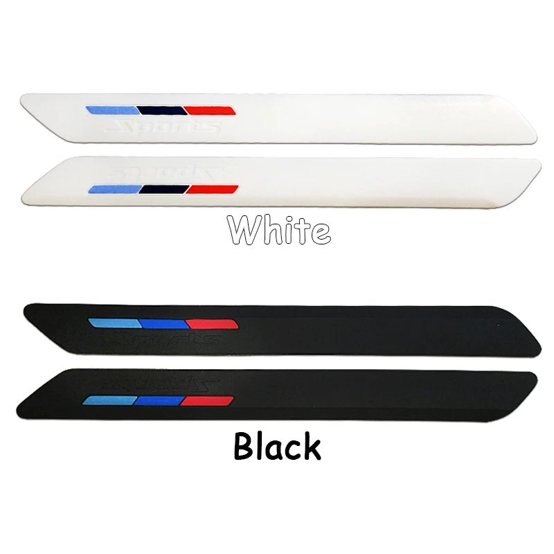 LENTAI 1Pair Auto Car Head Bumper Anti-collision Strip Stickers For Toyota Corolla c-hr Avensis RAV4 Auris Kia Rio Ceed Sportage |