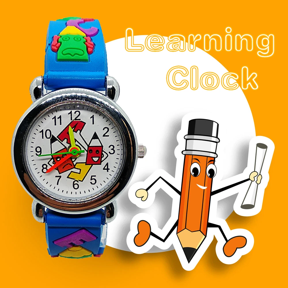 Детские часы для обучения детские хорошего качества девочек и мальчиков
