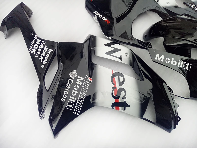 Полный комплект обтекателей по индивидуальному заказу для KAWASAKI Ninja 2007 2008 ZX6R