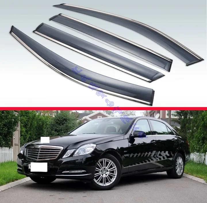 Для Mercedes Benz E Class E200 W212 E250 E300 2009 2013 пластиковый внешний козырек вентиляционные