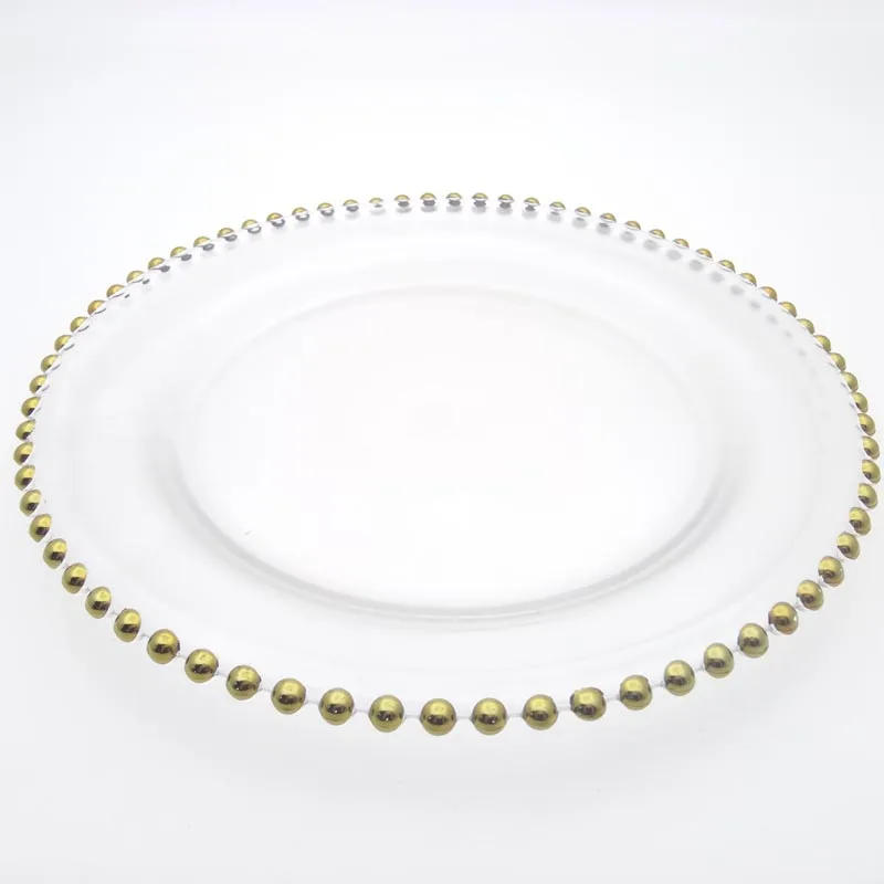 Gold plate Прозрачный лоток Ножи, столовая ложка, вилка, нежная посуда набор роскошные свадебные туфли с отделкой жемчугом и прозрачными стразами декоративного дизайна на плоской подошве Стекло тарелка посуда 5 шт./компл - Цвет: Gold plate