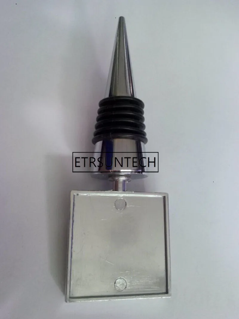 50 шт. 32 мм квадратная пустая металлическая пробка для бутылки вина DIY Crystal Dome Cabochones