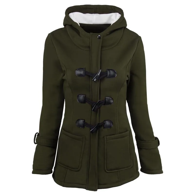 5XL 6XL Winter Parkas Women Winter 2018 Wool Coat Cotton Plus Size Jacket Women Hooded Overcoat covered button casaco L030