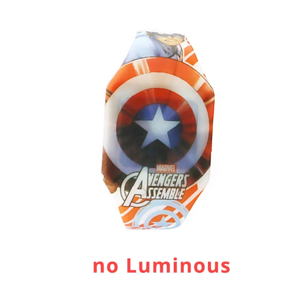 C no Luminous Новинка, светящиеся Детские наручные часы принцессы Эльзы для девочек, Мстители, капитан, светодиодный, детские, студенческие, электронные часы, Reloj Infantil - Цвет: C no Luminous