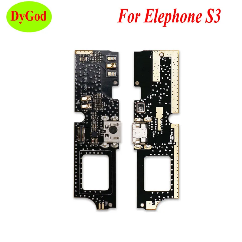 DyGod для Elephone S3 MTK6753 Octa Core USB плата зарядного устройства гибкий кабель ремонтные