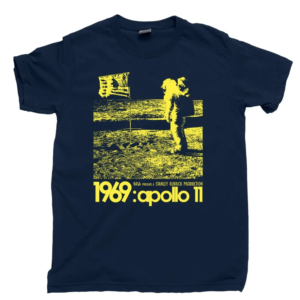 Мужская Новинка 2019 футболка с коротким рукавом STANLEY KUBRICK Apollo 11 2001 космическая
