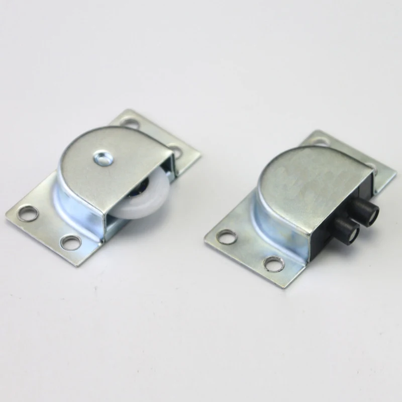 1 пара раздвижные двери колеса из нержавеющей стали мебель шкаф бесшумные ролик