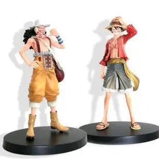 Аниме мультфильм один кусок Гладиатор Луффи и Usopp ПВХ фигурку Коллекционная