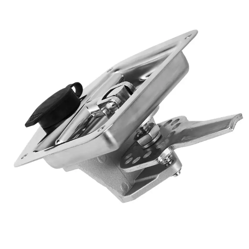 Free shipping 304 Stainless Steel Handle Lock Automobile door lock Locker Engineering Vehicles Panel Latch Car Accessaries | Обустройство