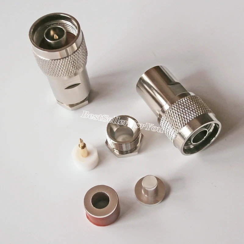 10 шт. N штекер зажим для RG5 RG6 5D FB LMR300 RF Кабельный разъем|clamp connector|clamps forclamping clamp |