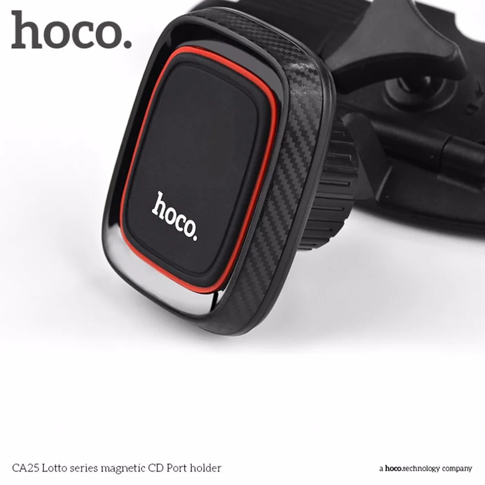 HOCO Универсальный Магнитный слот CD автомобильный держатель для телефона с поворотом на 360 градусов для планшетов, телефонов, подставка, подходит для iPhone