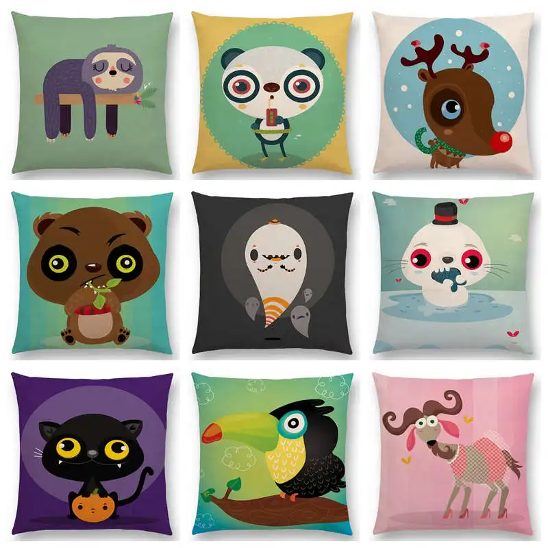 Распродажа красочные Мультяшные милые маленькие животные медведь лиса кошка