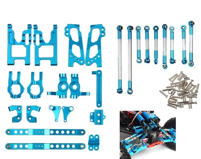 Set 1 Дистанционный альпинистский автомобиль 12428 4WD RC автомобиль 4x4 с двойным приводом Bigfoot автомобиль с дистанционным управлением модель внедорожника игрушки для мальчика - Цвет: Set 1