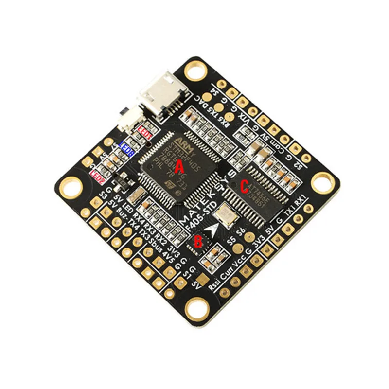 Плата контроллера полета Matek F405 OSD BetaFlight STM32F405 Встроенная Инвертер для входа SBUS VS
