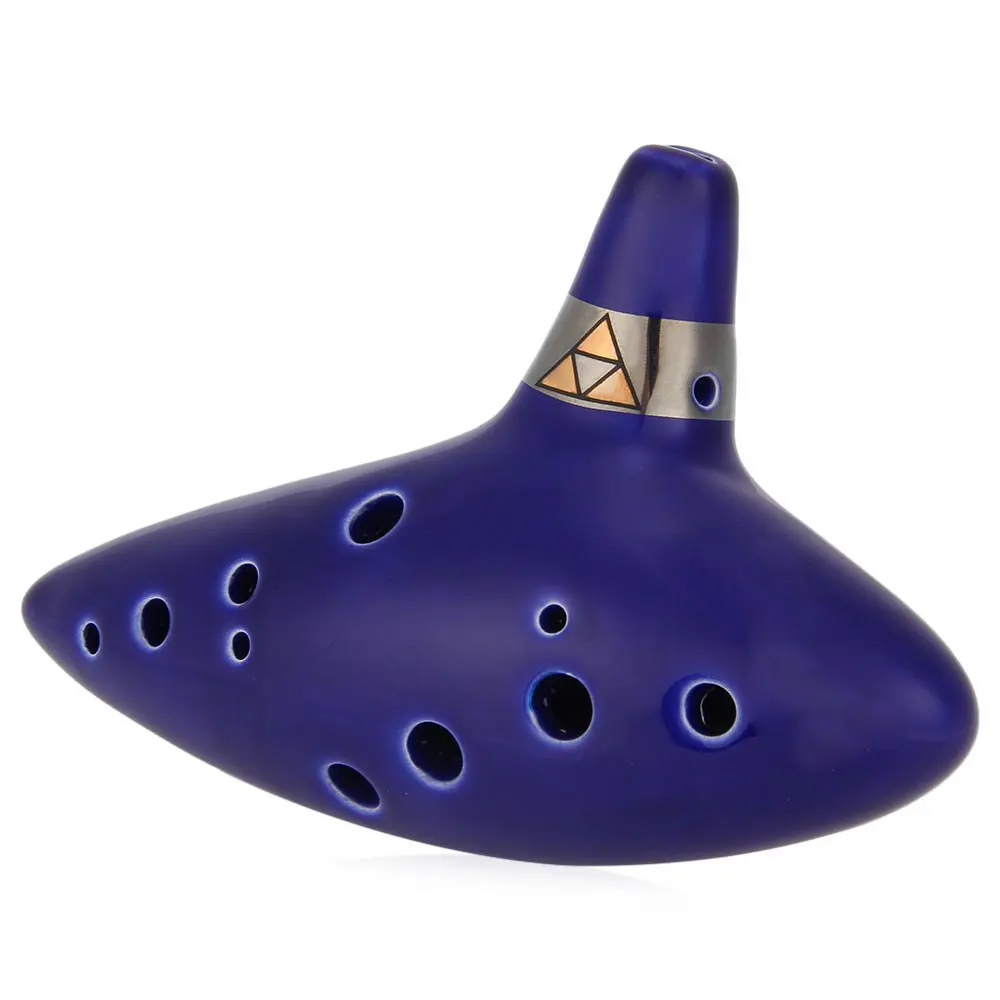 12 Отверстие Zelda Ocarina Времени Китайский Профессиональный Бас Флейта Музыкальный