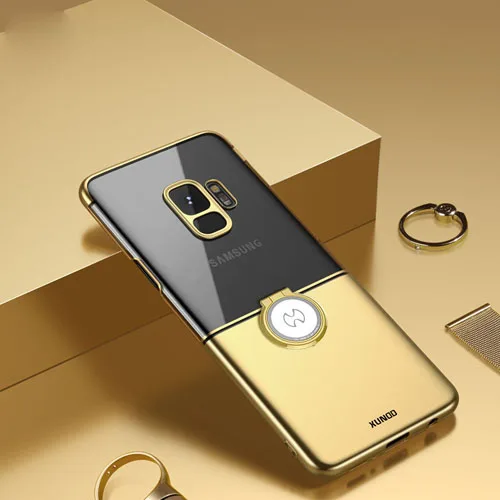 Xundd роскошный зеркальный 2-х цветов Чехол для samsung Galaxy S9 Жесткий PC задняя крышка чехол для Galaxy S8 S8 плюс Чехол Fundas Mooi Hoesje - Цвет: Gold