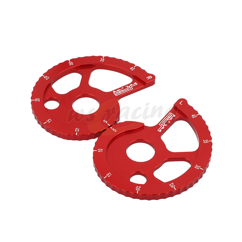 Красный регулятор цепи с ЧПУ для Honda CRF150F CRF230F 2003 2017 CRF230L 2006 2010 CRM250 AR XLR250R XR250R XR250L XR400R