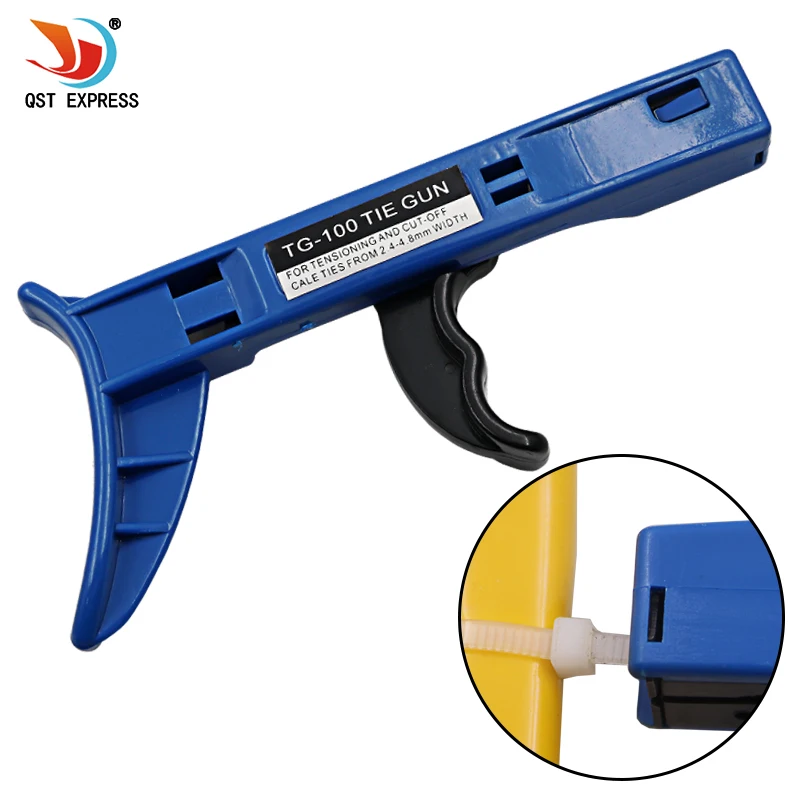 

TG-100 Fastening and cutting tool special for Cable Tie Gun For Nylon Cable Tie width: 2.4-4.8mm