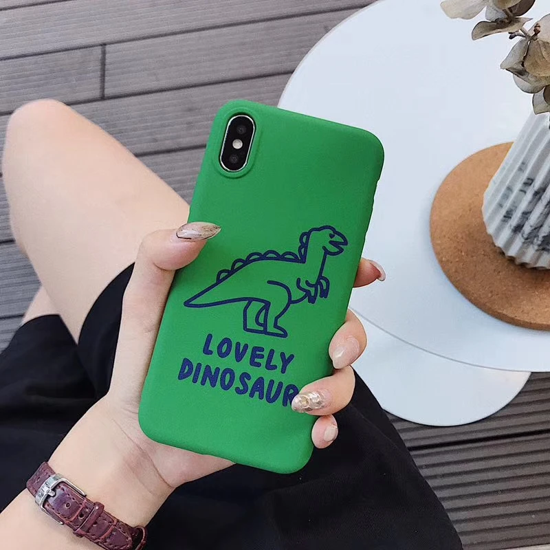 Милый матовый чехол с рисунком динозавра для Xiaomi Redmi 4A 6A 6 S2 5 Plus Note 5A Prime 4X4 Pro mi MAX 3 X 2