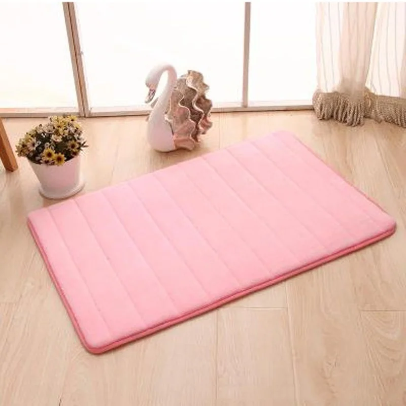 Лохматый Memory Foam дверной коврик нескользящий для пола ванной коврики ковры