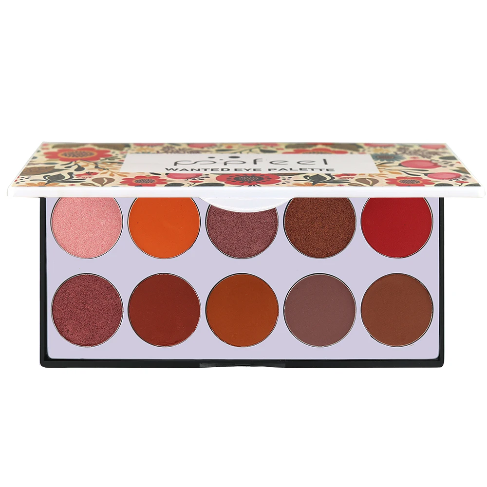 Popfeel Waterproof Matte Eyeshadow Palette Eye Makeup Glitter Shadow Long-lasting Make Up Cosmetic Nude Color |