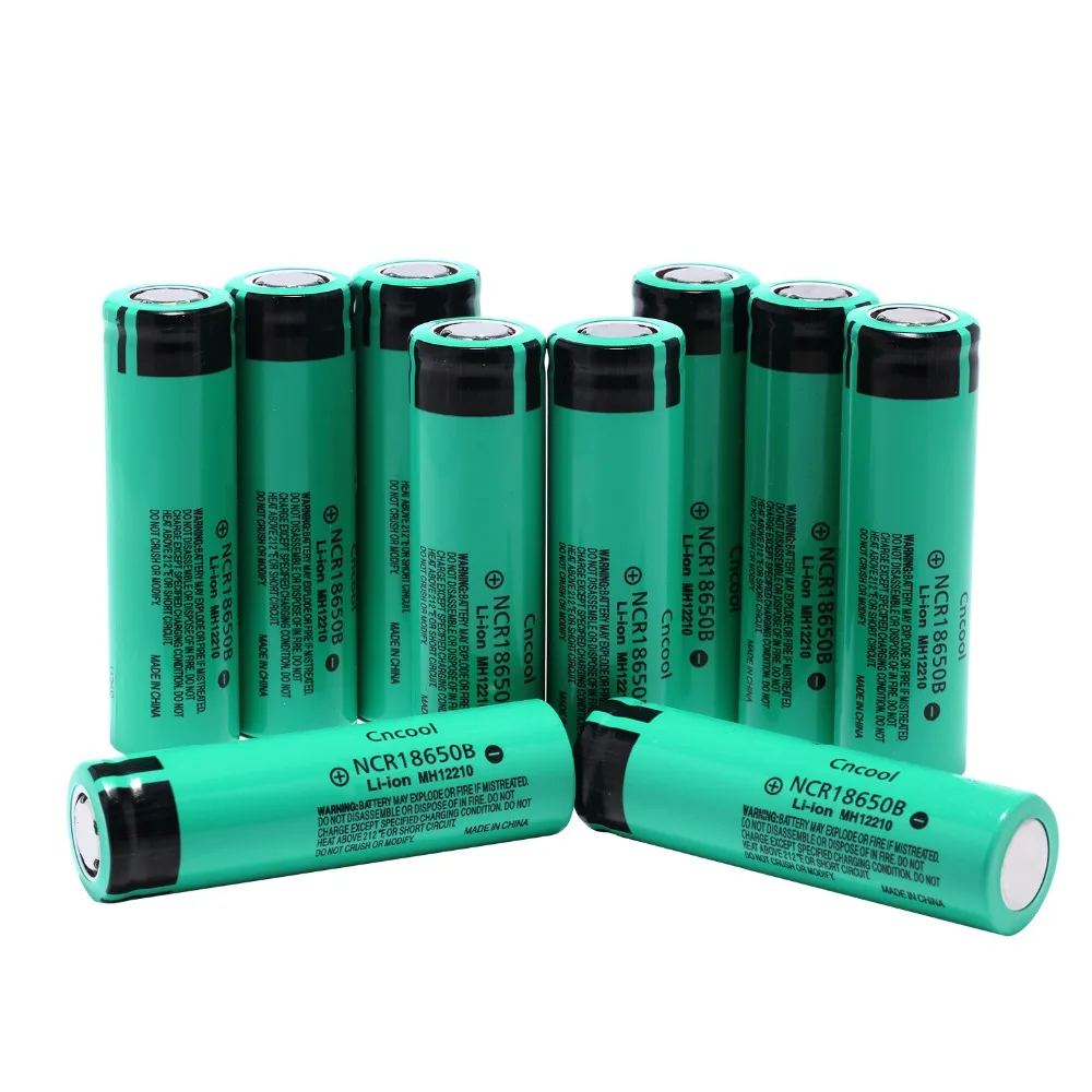 Cncool NCR18650B батарея 3 7 В 2600 мАч литий ионная аккумуляторная для светодиодного