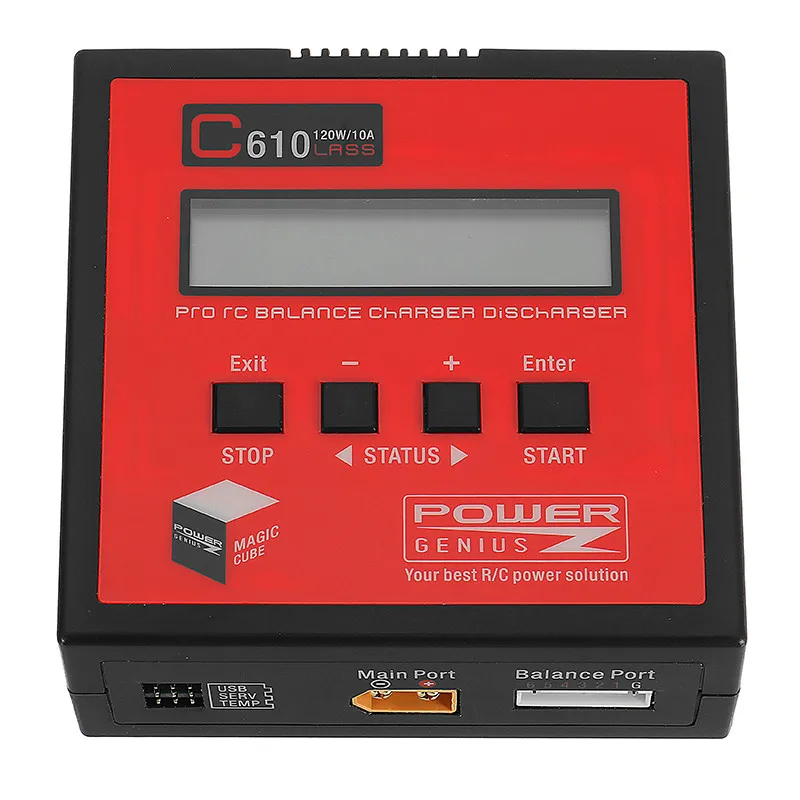 Горячая продажа для PG C610 120W 10A Lipo батарея баланс зарядное устройство Поддержка 4 35