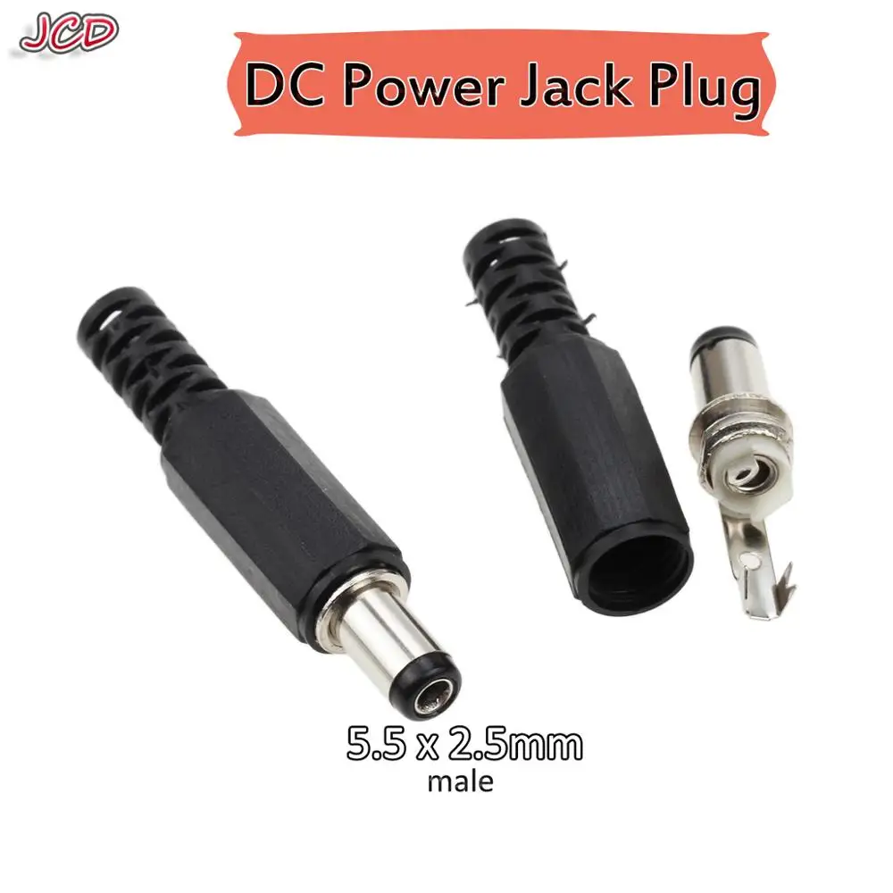 No11 JCD DC разъем питания разъем 5,5*2,1 мм 5,5x2,1 5,5x2,5 мм мужской/женский DC-005 DC022 DC022B DC-025M DC099 DC мощность - Цвет: No11