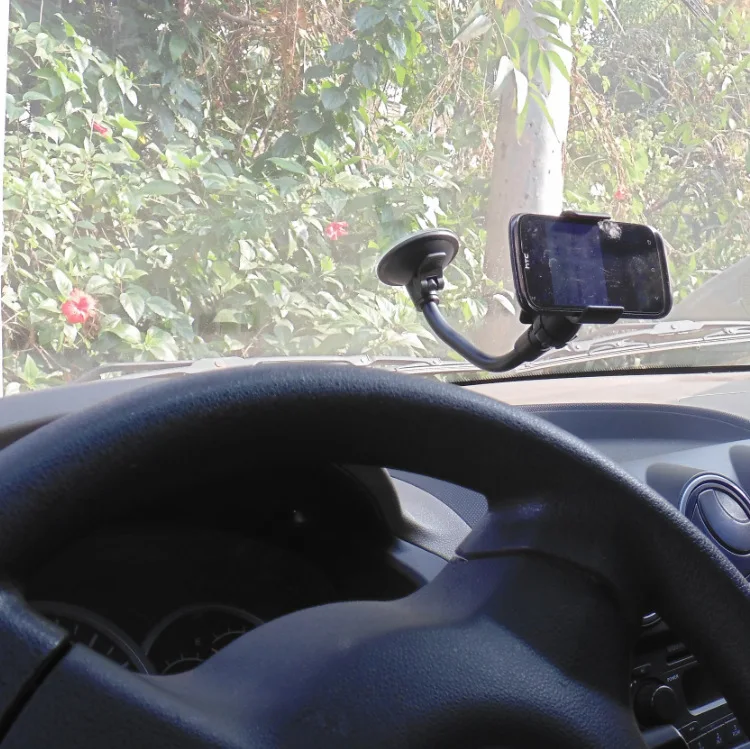 Biety Car Mini Mobile Phone Holder 360 Degrees Rotary Navigation Clip ABS Black Accessories | Автомобили и мотоциклы