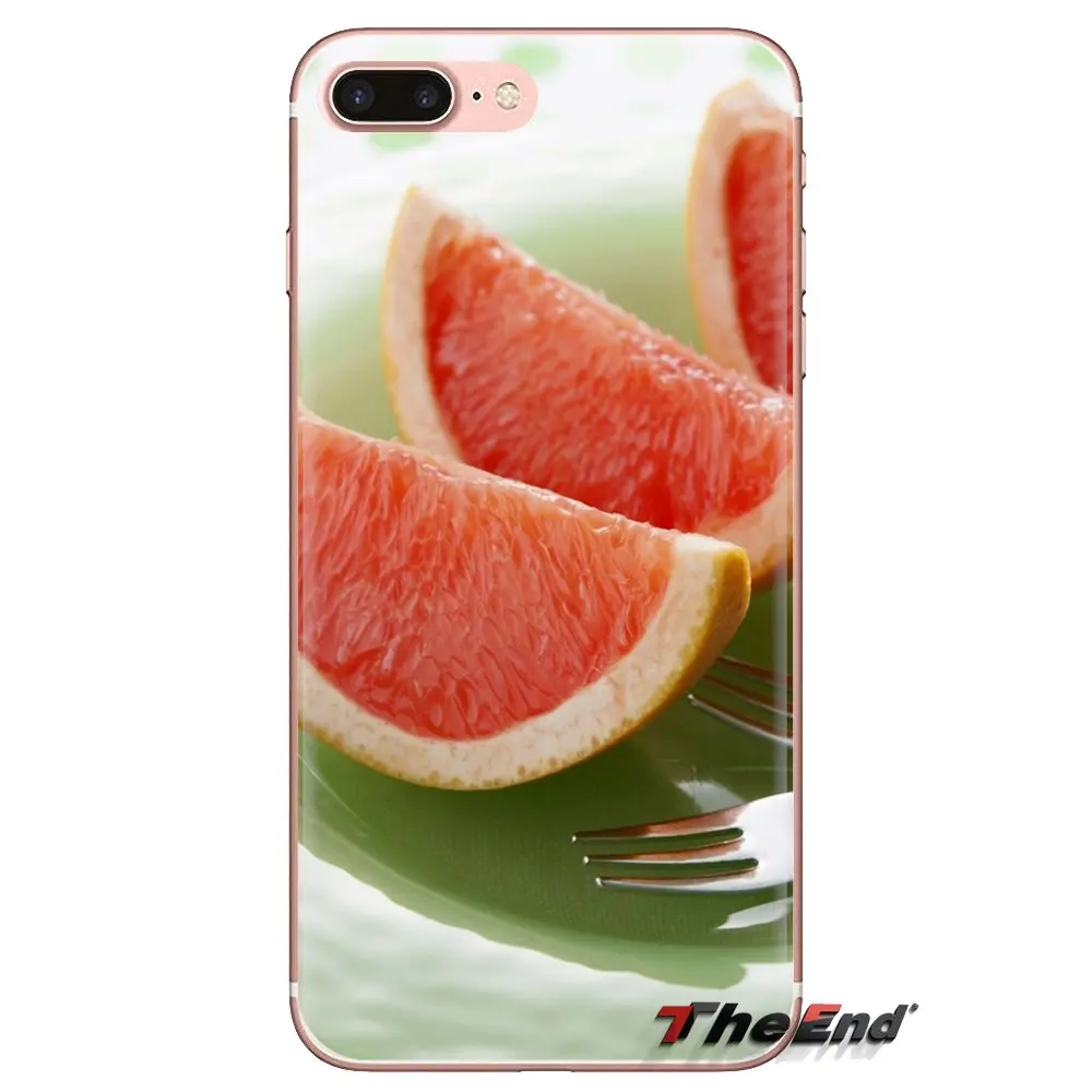 Food Wallpaper Grapefruit Silicone Phone Cover Bag For Huawei Nova 2 3 2i 3i Y6 Y7 Y9 Prime Pro GR3 GR5 2017 2018 2019 Y5II Y6II |