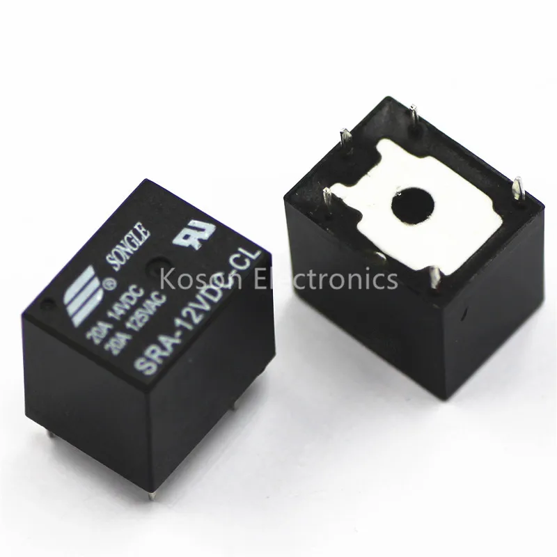 Реле для катушки постоянного тока 2 шт. 5 контактов 12 В 20 А|5 pin relay|relay 12v 20apin relays |
