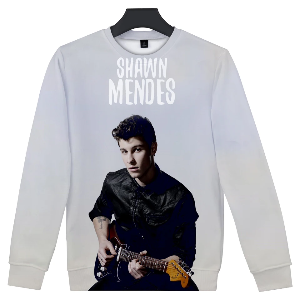 

Shawn Mendes 3D Printed O-Neck Sweatshirts Women/Men Fashion Long Sleeve Sweatshirt 2019 Hot Sale Trendy Streetwear Clothes