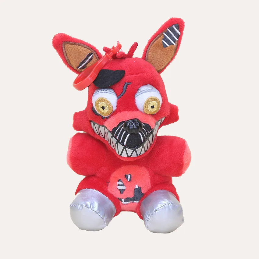 14cm nightmarefoxy 14 см fnaf мягкие игрушки пять ночей у Фредди 5 кошмар Фредди Fazbear Mangle bonnie foxy весенние trapplush мягкие fnaf куклы игрушки - Цвет: 14cm nightmarefoxy