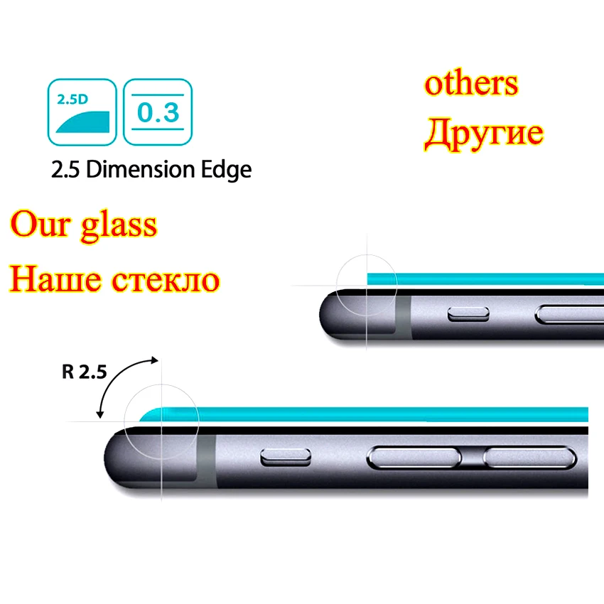 2 шт 2.5D 0,3 мм 9H Премиум Закаленное стекло протектор экрана для sony Xperia Z L36h C6603 C6602 закаленное защитное стекло