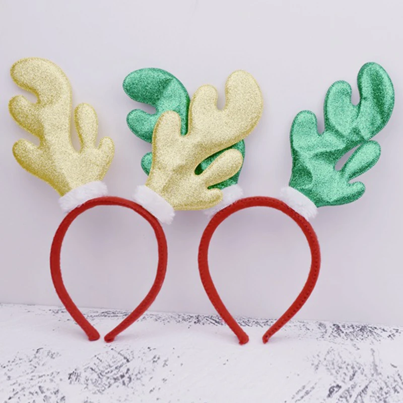Стильная Рождественская елка для женщин и девочек милая повязка на голову