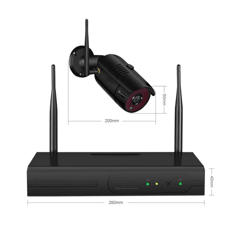 Беспроводная 4-канальная/8-канальная система видеонаблюдения, Wi-Fi, NVR, комплект, ip-камера, запись, наружная, внутренняя, антивандальная, цилиндрическая, ip-камера, Wifi, 720P система