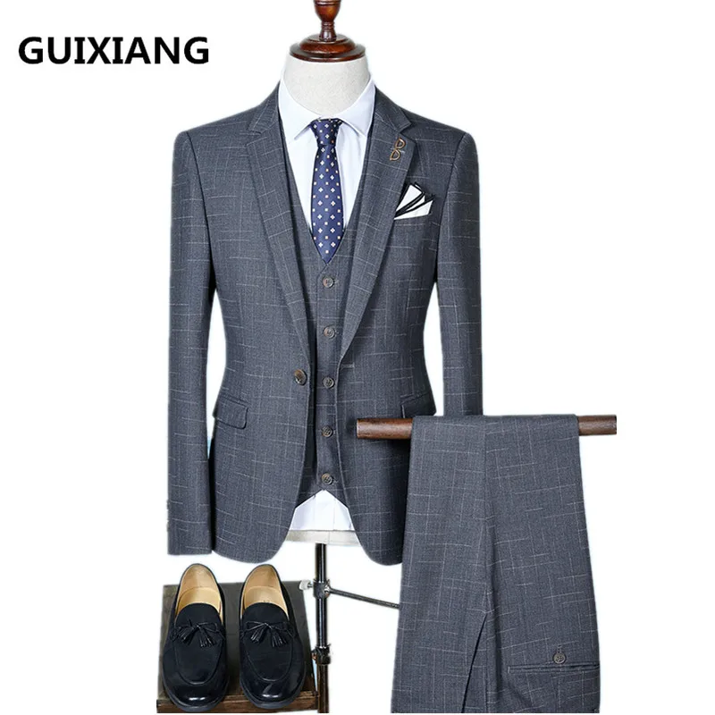 (Куртка + жилет брюки) Новое поступление осени 2017 высококачественный