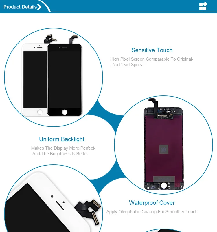 Самый дешевый ЖК-дисплей Замена для Pantalla iPhone 6 6s plus 7 8 plus x xs xr xs max 11 ЖК сенсорный дигитайзер сборка Ecran