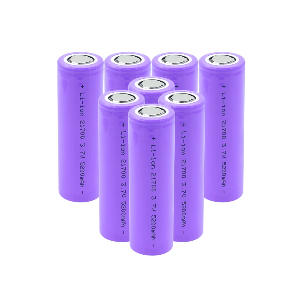 6/8/10 шт 3 7 V литий ионная батарея 5200MAH 21700 с высокой разрядкой для вейпа