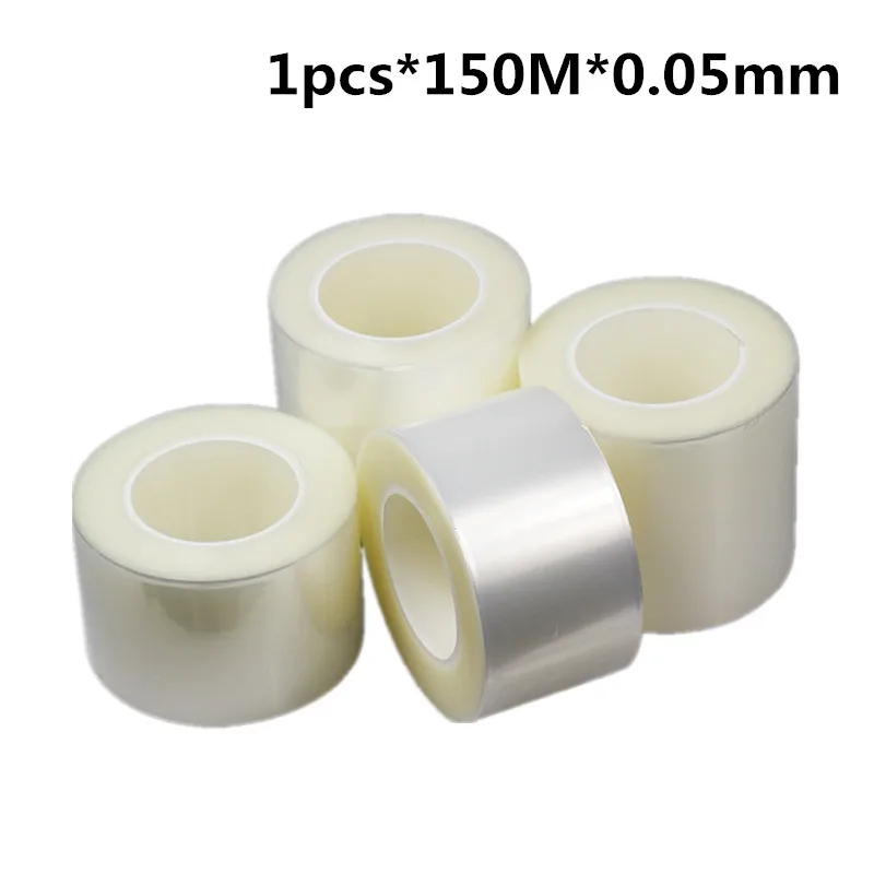 

1pcs 150M * 0.05mm PE transparent protective tape tape screen cell phone seamless protective film adhesive tape