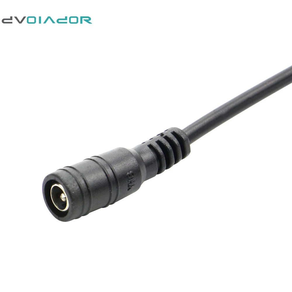 Dvolador 5 шт. DC розетка Solderless 2Pin 8 мм проводник Светодиодные ленты Разъем для быстрого